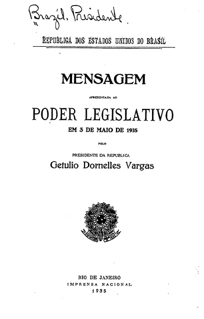 A scan of a Brazilian government document form the CRL digital collections